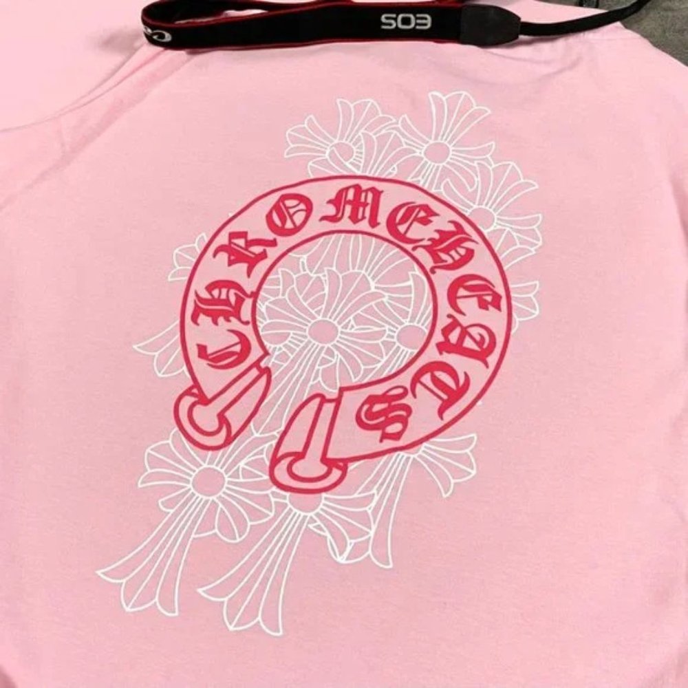 Pink Chrome Hearts T-shirt - Picture 4 of 5